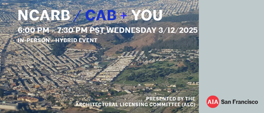 NCARB/CAB+ YOU Presentation
